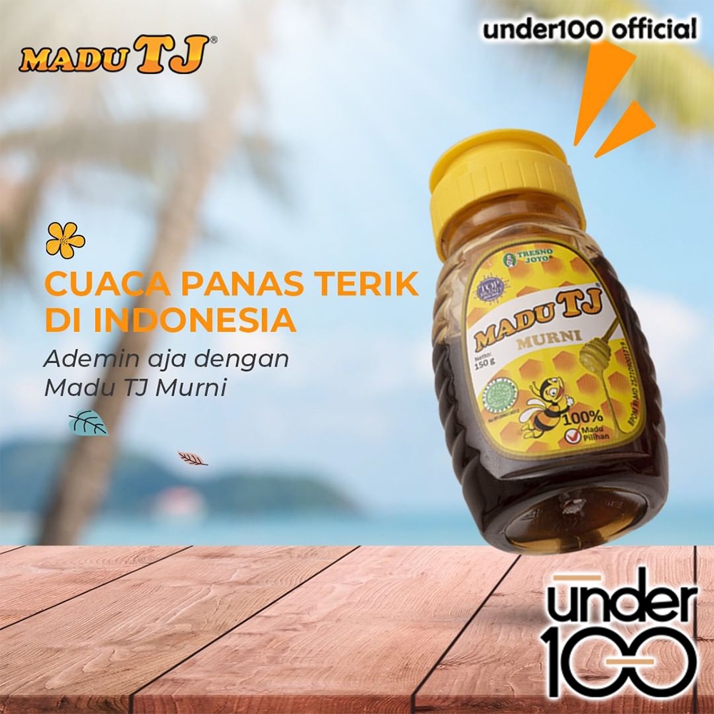 ❤ Under100 ❤ MADU TJ Series | 150g | 250g | 500g | Madu Murni | Extra | Kurma | Lemon | Madu Olesan | BPOM