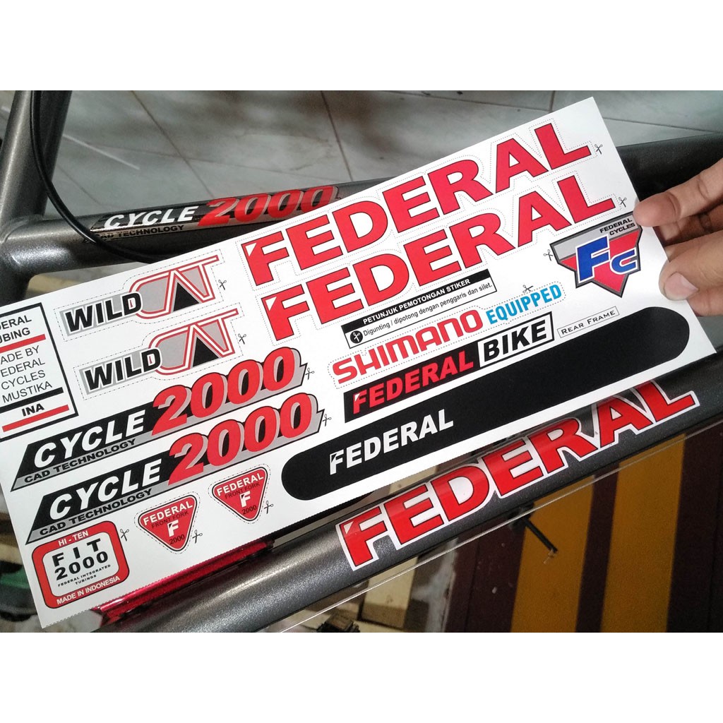 40+ Trend Terbaru Stiker Sepeda Federal Wild Cat