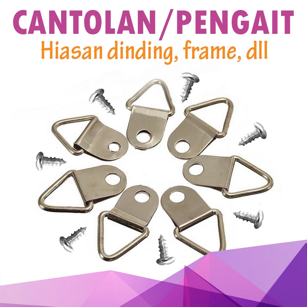 #77 CANTOLAN PENGAIT FRAME HIASAN DINDING DEKORASI RUMAH SATUAN