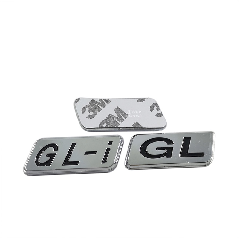 1pc Stiker Emblem Logo GL-i GLX-i Bahan ABS Krom Untuk Mobil TOYOTA COROLLA