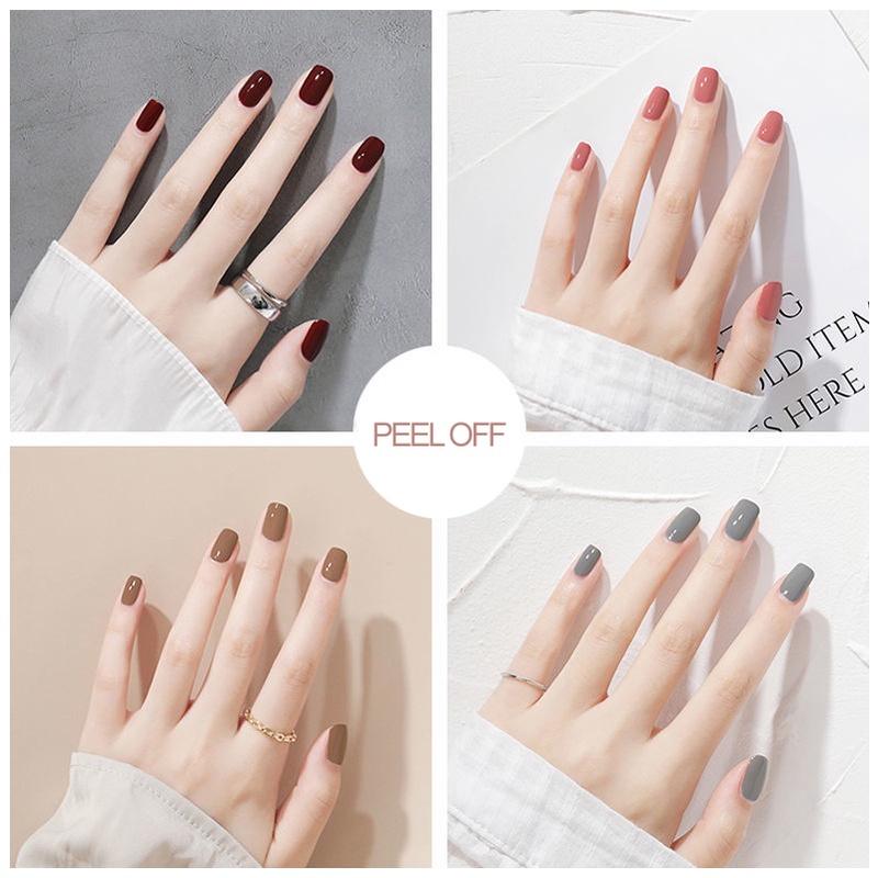 (Bisa Dikupas) Kutek Kuteks Halal Muslimah Kutek Peel Off Bisa Untuk Sholat Nail Polish