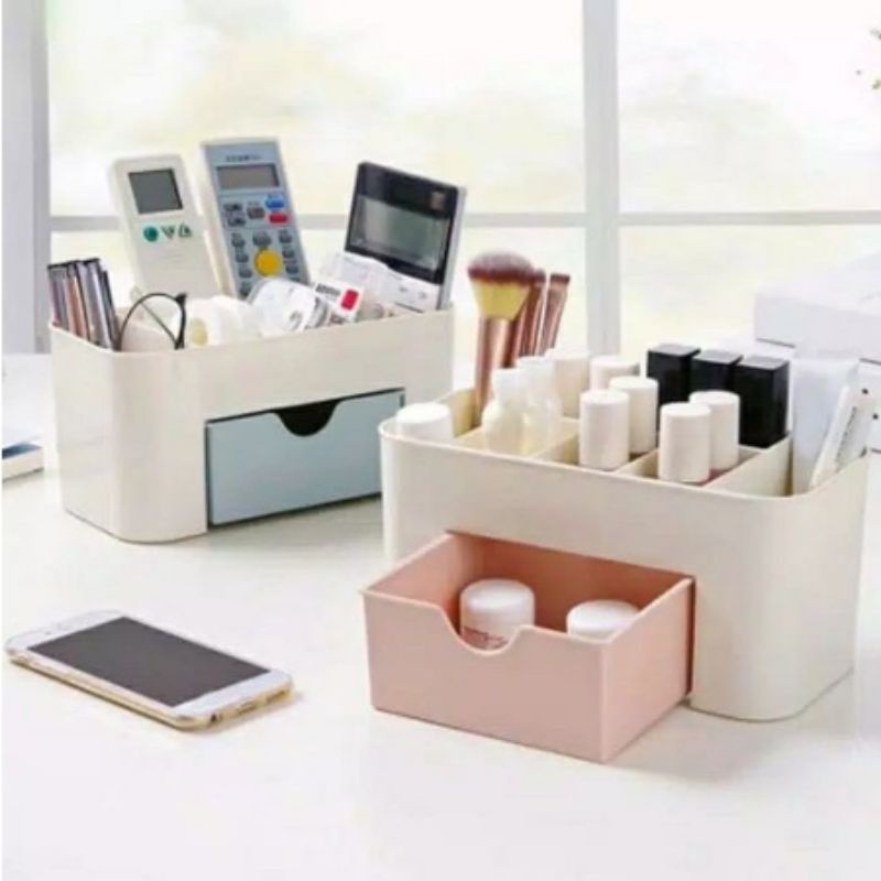 Rak Kosmetik Plastik / Rak Perhiasan / Organizer Kosmetik Multifungsi