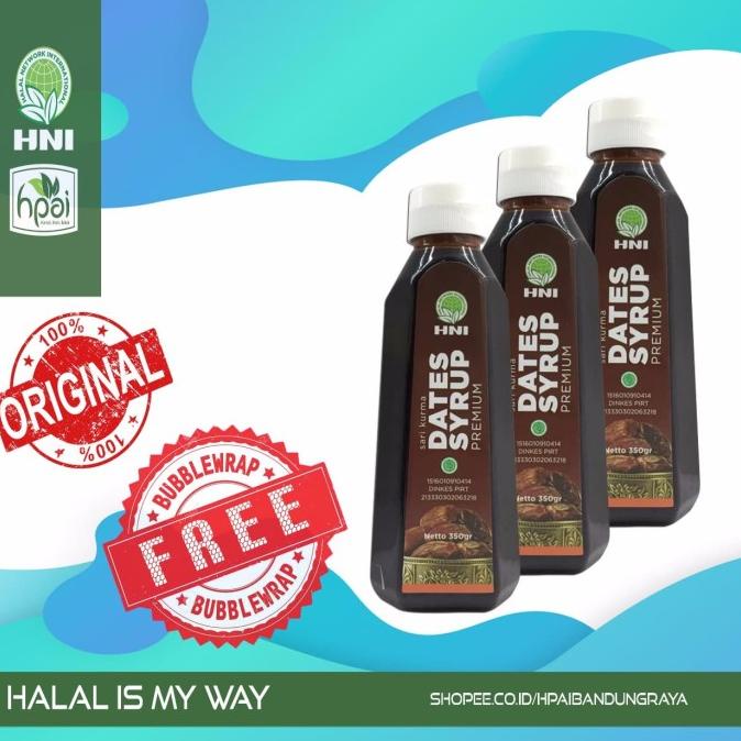 

DATES SYRUP PREMIUM HNI HPAI | KURMA 100%