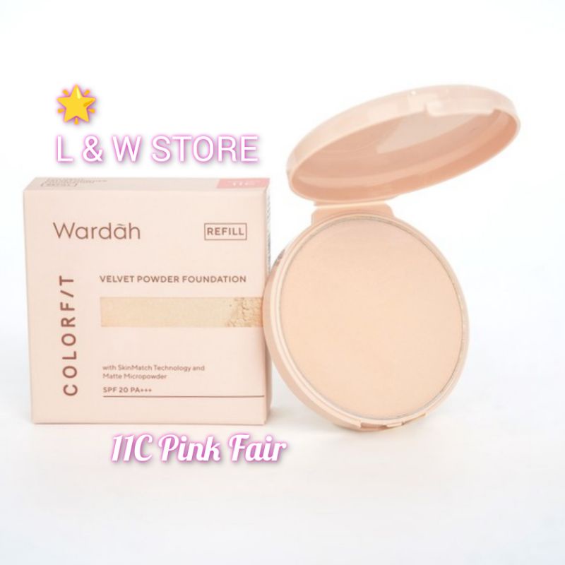 Wardah Colorfit Velvet Powder Foundation (Refill)