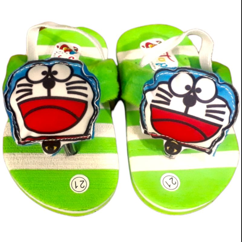 Sandal Baby kids Boneka Doraemon