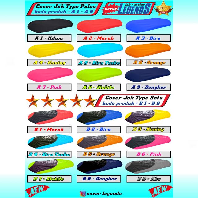 Cover Jok VARIO 125 150 Waterproof / Sarung Mantel Jok Motor Type Standar / Modifikasi