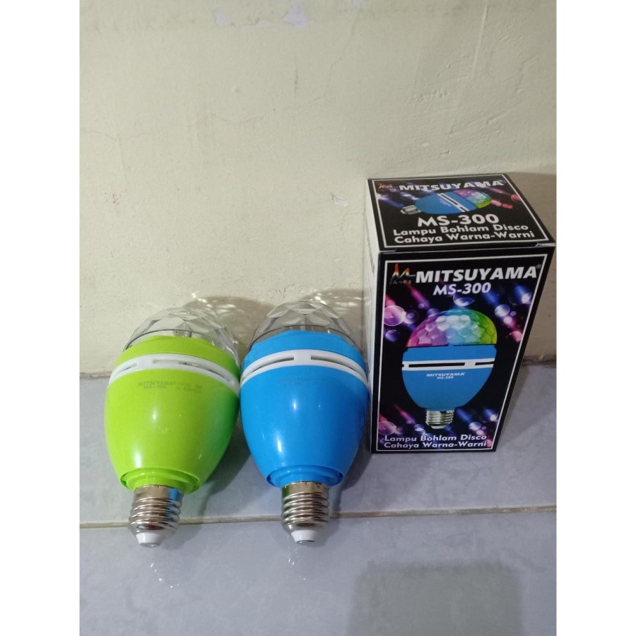 Lampu Bohlam Disco Mitsuyama Ms-300 Cahaya Warna Warni - Lampu Disco