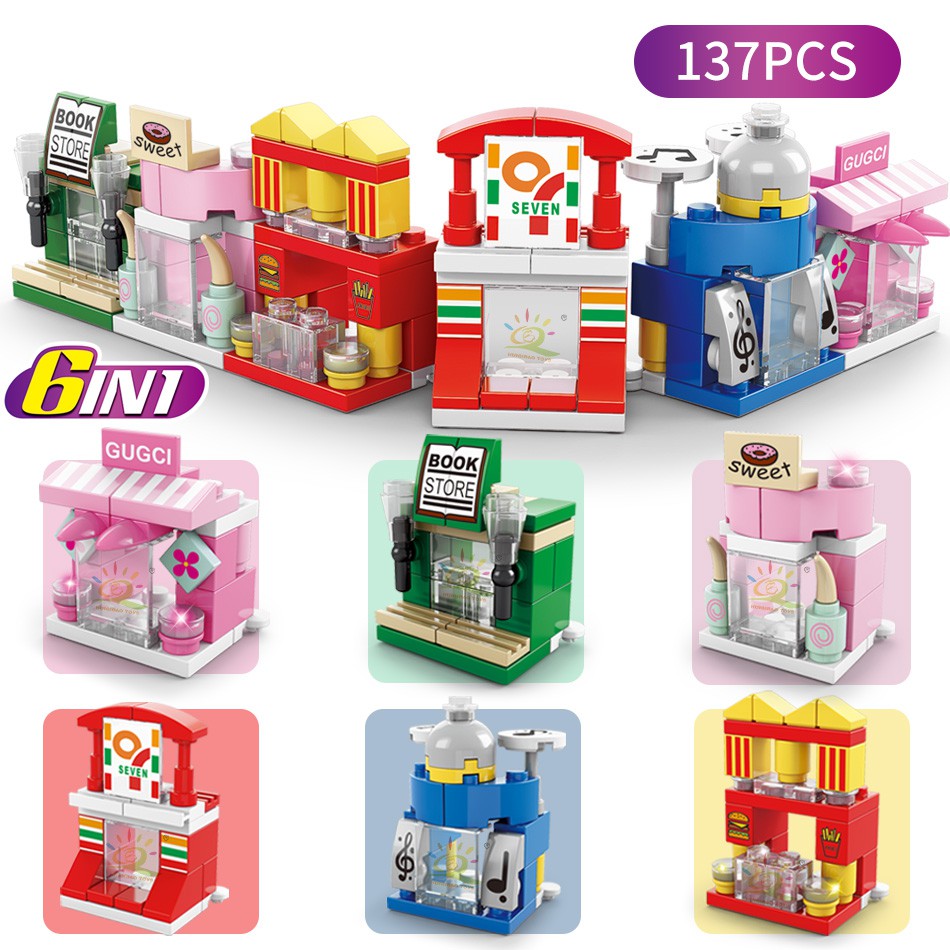 Lego 137pcs Mainan Puzzle Blok Susun Model Lego untuk Anak Lego 137pcs Mainan Puzzle Blok Susun Model Lego untuk Anak