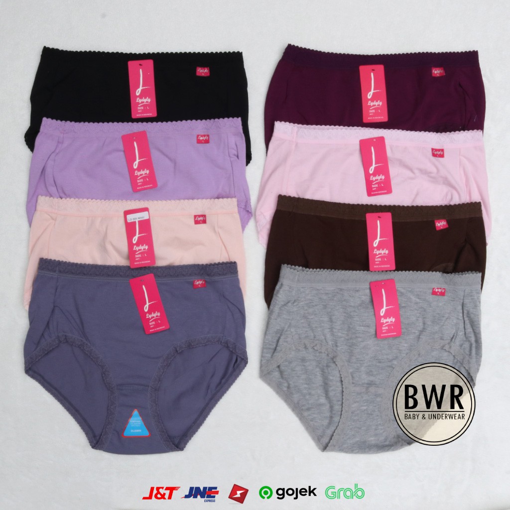 [ 6 pc ] CD Lydyly 005 Renda | Celana dalam wanita karet renda [VI S7-V9] Lydyly Bwr