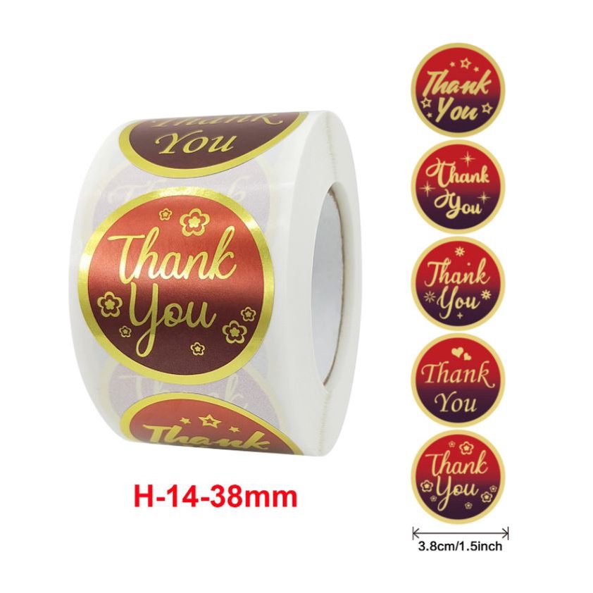 

STICKER STIKER ROLL COOKIES LABEL GOODIE BAG THANK YOU 46