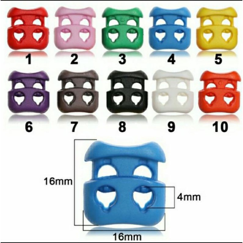 Stopper Tali jaket/ Stopper Tali Sepatu/ Stopper Tali lain-lain