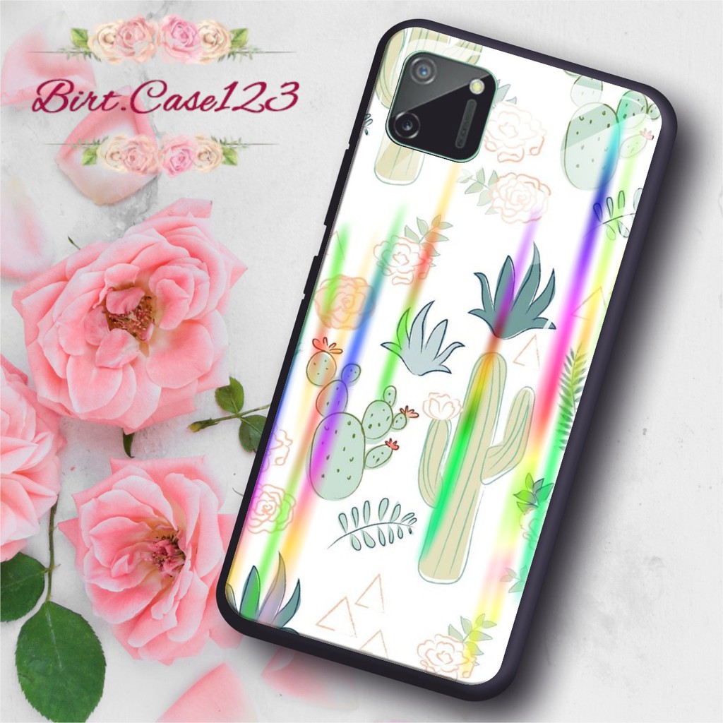 BC Case silikon Gambar KAKTUS back case glass aurora oppo samsung vivo xiaomi realme iphone all type