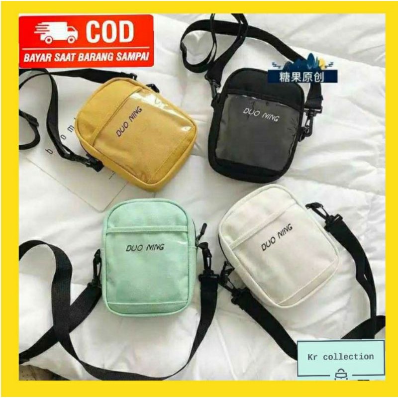 KR COLLECTION - Tas slempang wanita duo ning Tas slempang cewek murah Tas slempang keren lucu