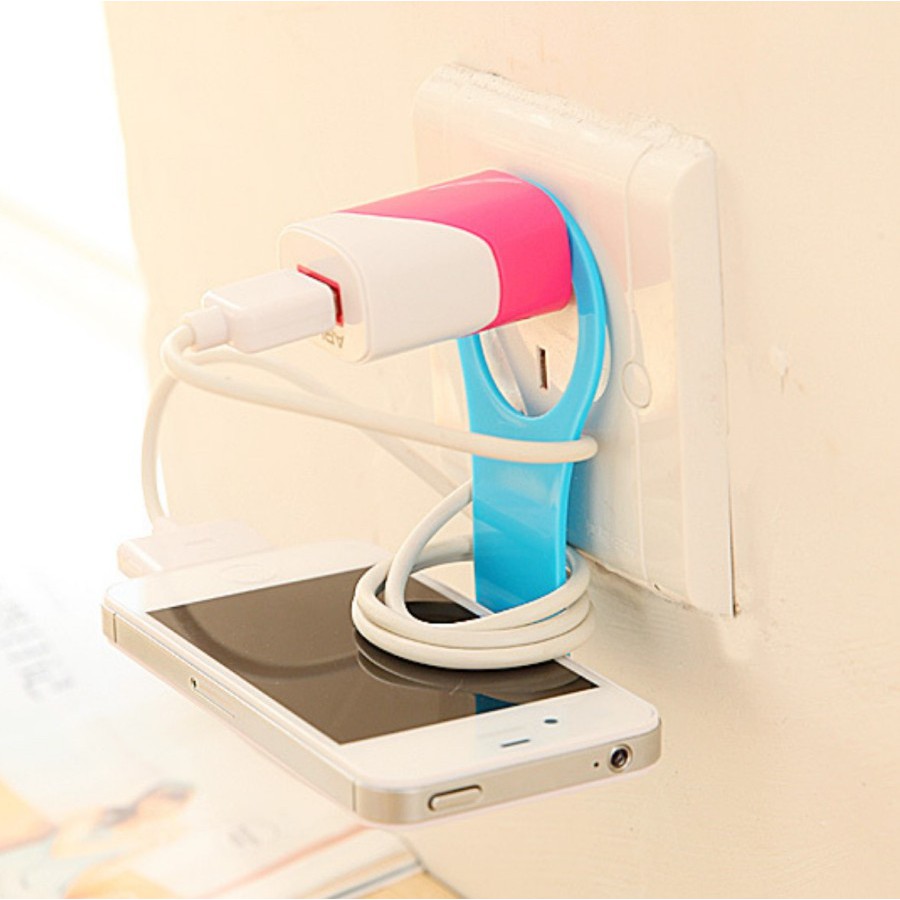 CASH tempat cas handphone bracket holder gantungan dinding penahan hp