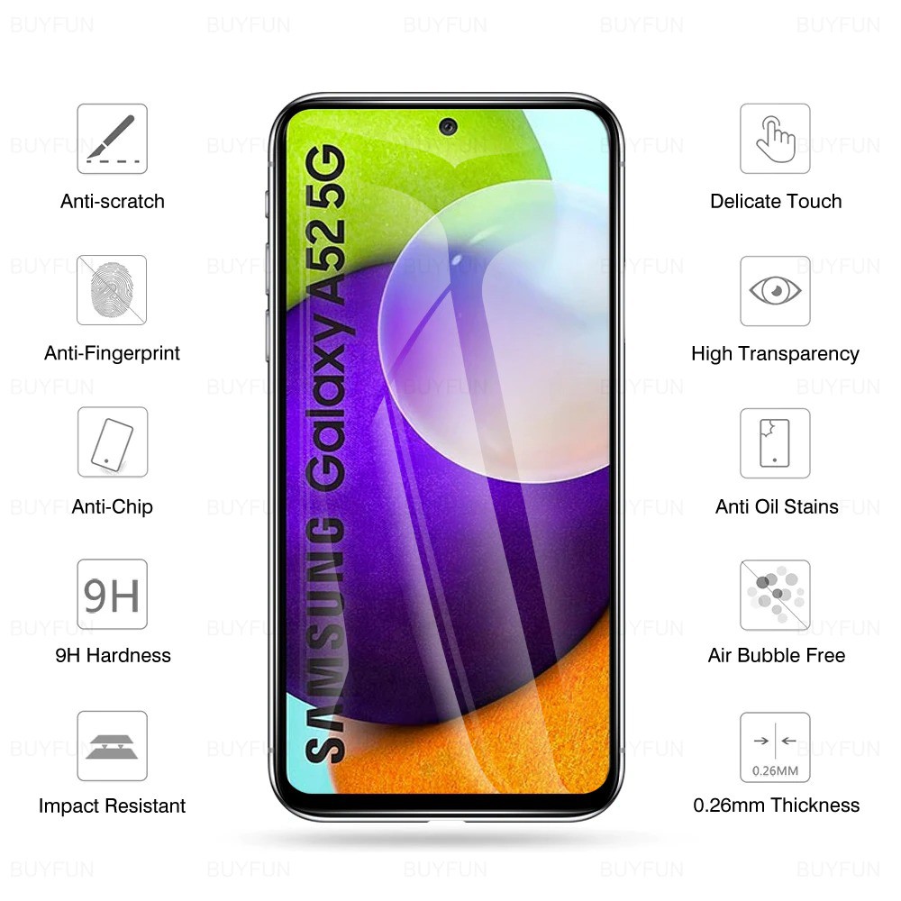 Tempered Glass Samsung Galaxy A52 2021 Full Cover