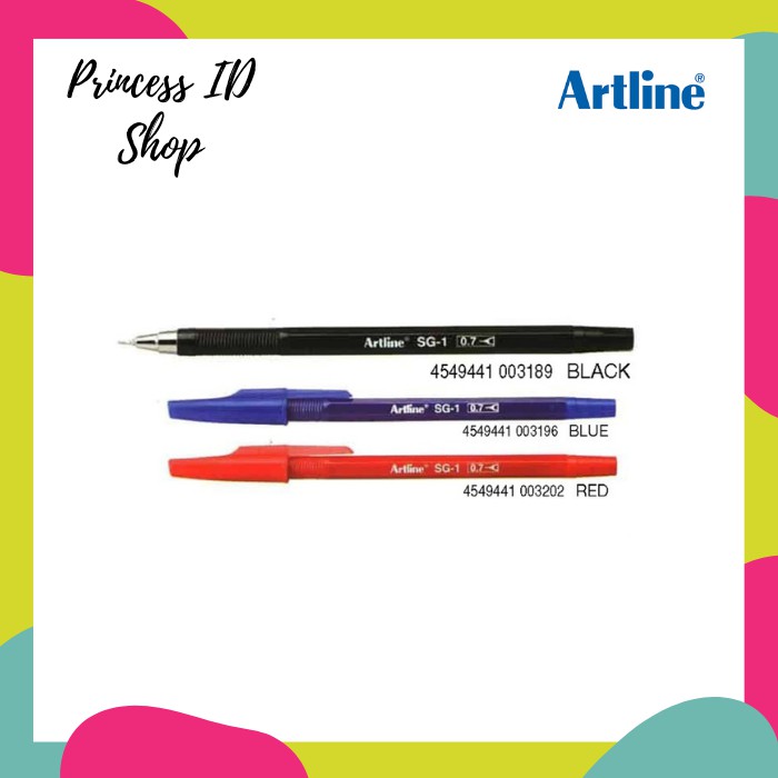 

PULPEN BALLPOINT PEN ARTLINE EK-SG1 1PACK/12PCS)