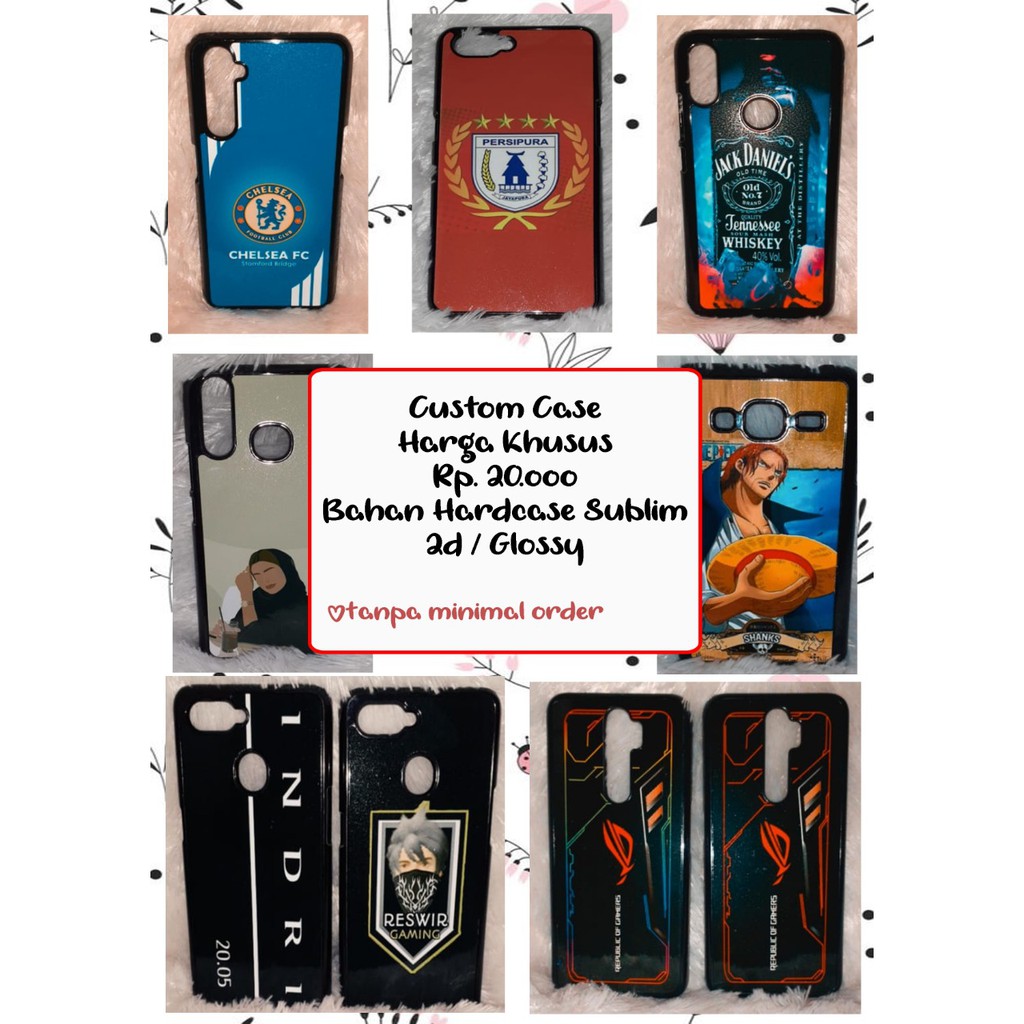 

Hardcase 2D Glosy Cetak sesuka Hati