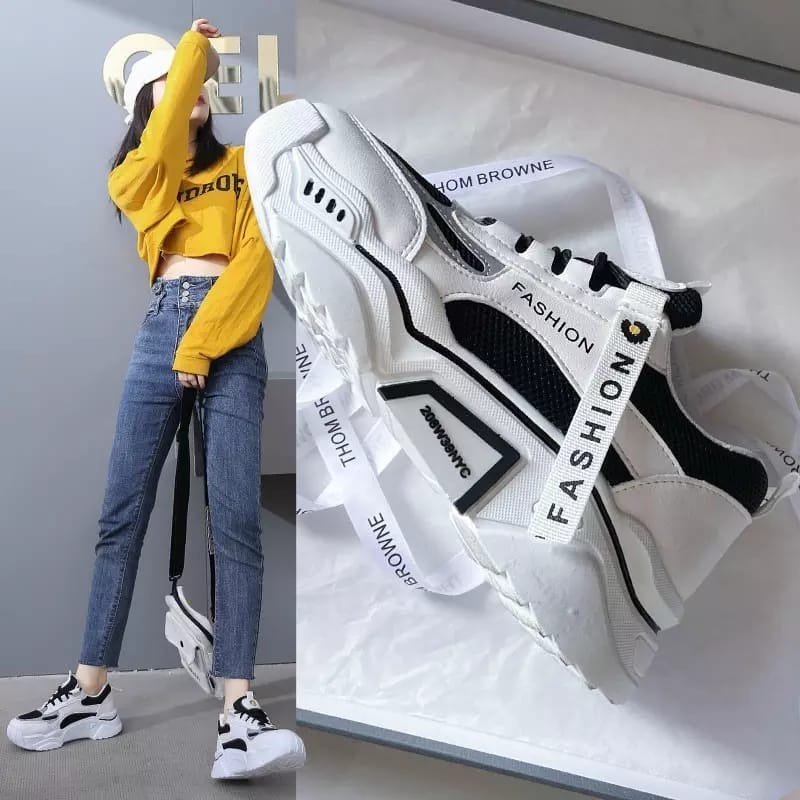 Sepatu Sneakers Wanita Casual Korea MM02