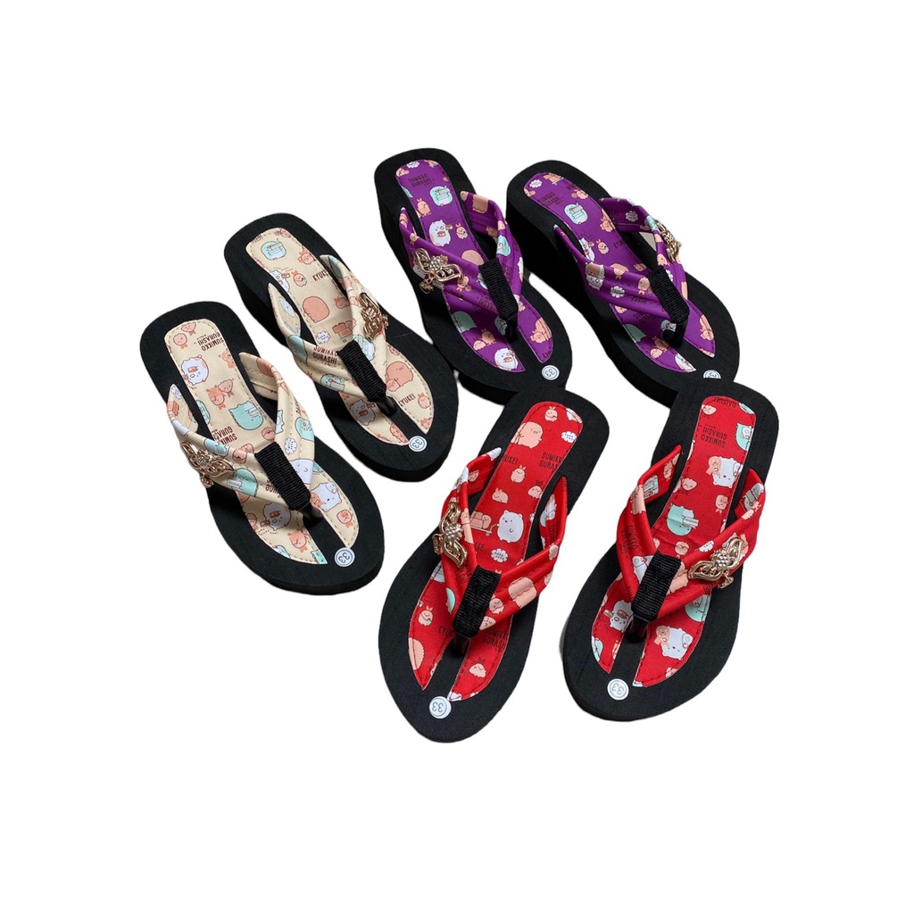 SANDAL KARAKTER ANAK WEDGES SUMIKKO