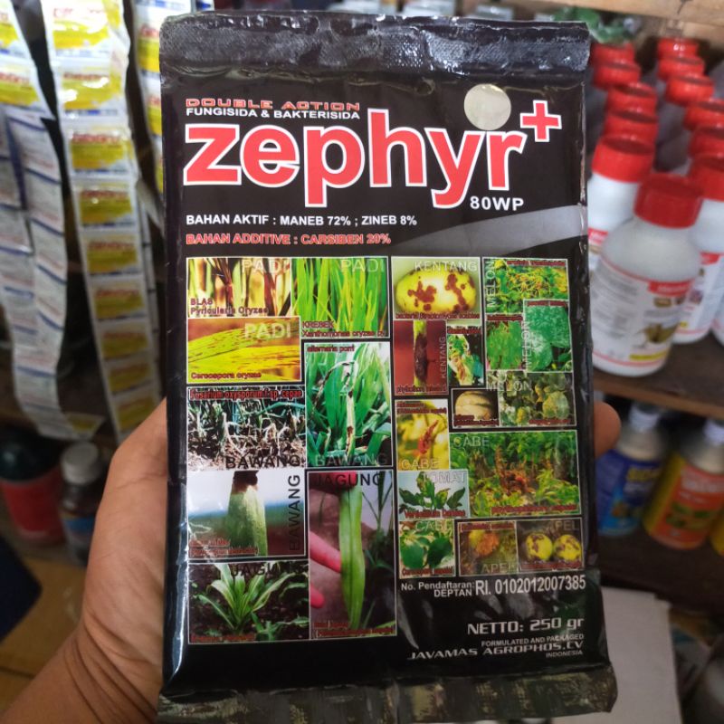 ZEPHYR + 80WP  FUNGISIDA & BAKTERISIDA 250 GRAM