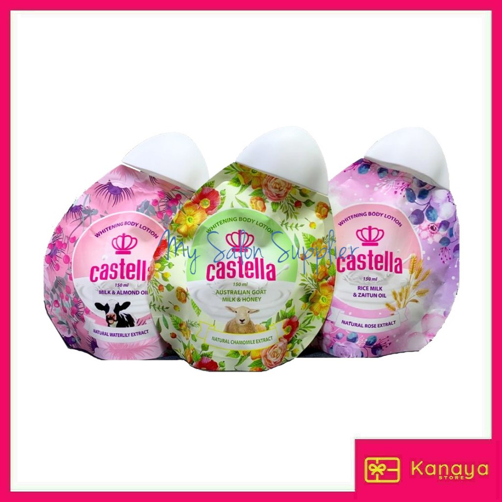 (BISA COD) Castella Whitening Body Lotion BPOM 150ml