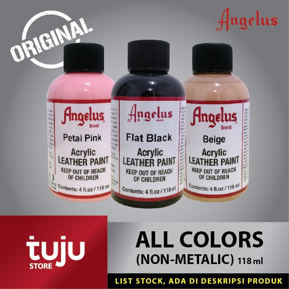 

TERLENGKAP! Angelus Acrylic Leather Paint - 118ml (non metalic)