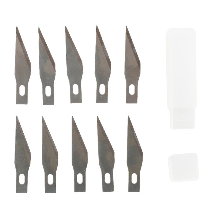 

kertas-pemotong- refill blade pen cutter - art knife f119-4 isi 10 pcs -pemotong-kertas.