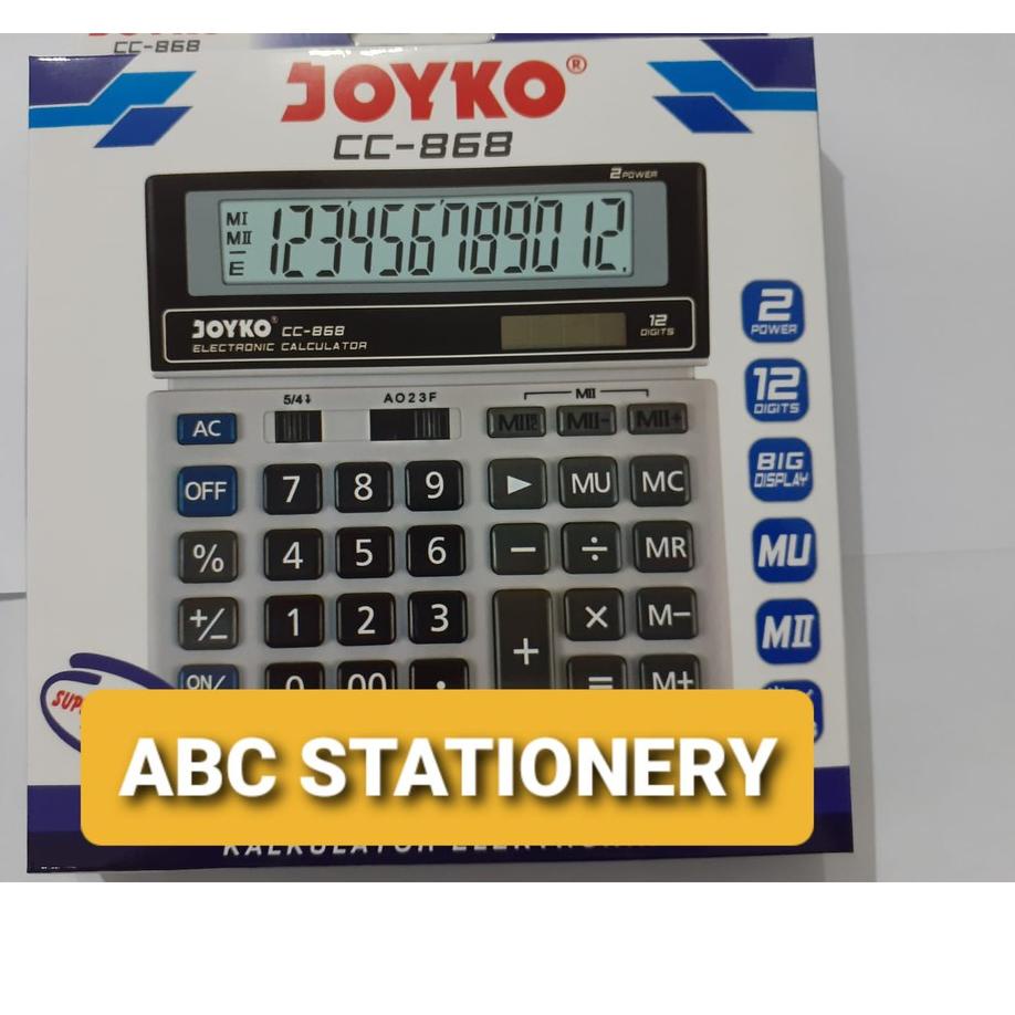

[KODE CNHO7] Kalkulator Joyko besar CC-868