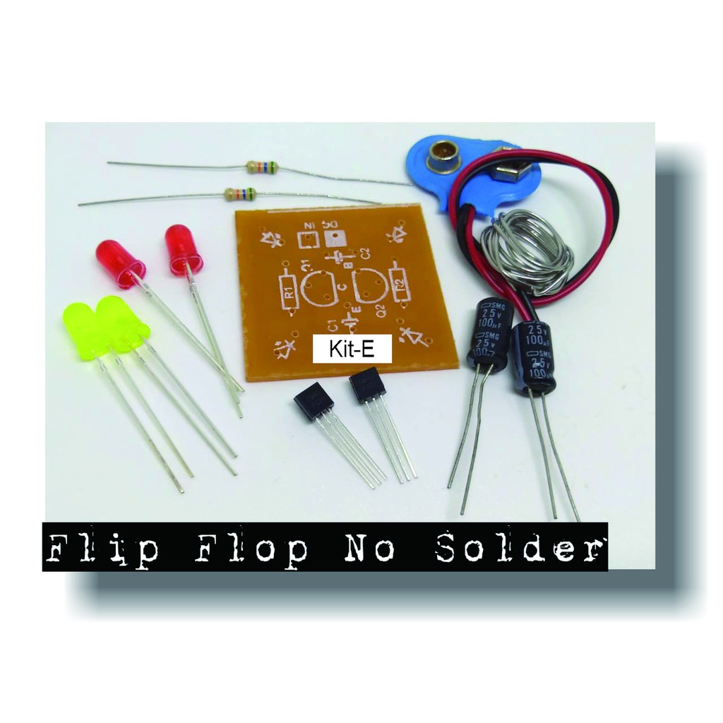 Jual Rangkaian Elektronika Kit Flip Flop Indonesia|Shopee Indonesia
