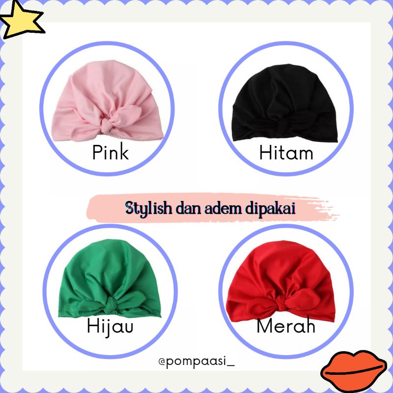 Turban Bayi Pita Jasmine / Turban Baby / Turban Anak lucu / Aksesoris anak / Perlengkapan bayi turban