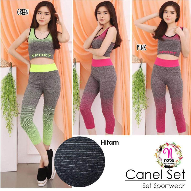 Setalan Baju  senam  Import Baju  senam  zumba Setelan 