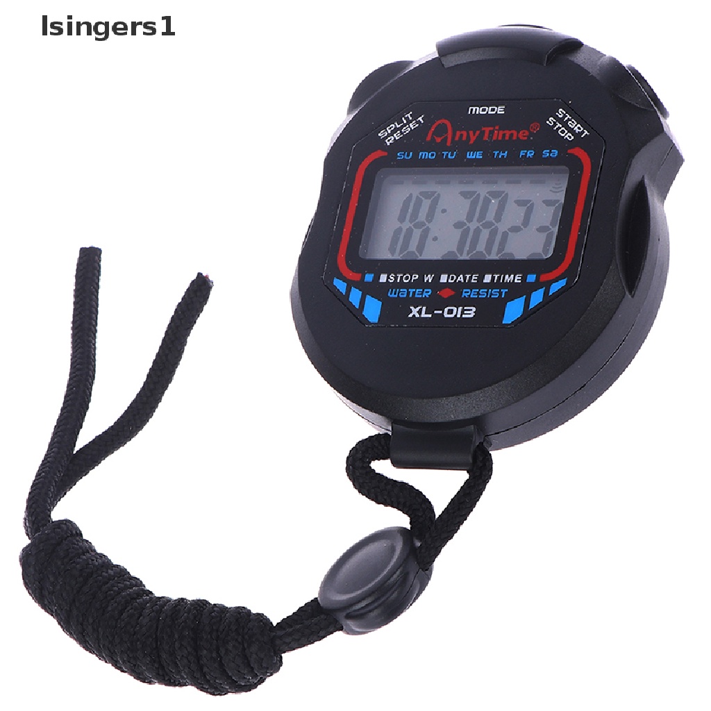 (lsingers1) Stopwatch Digital Dengan Layar LCD