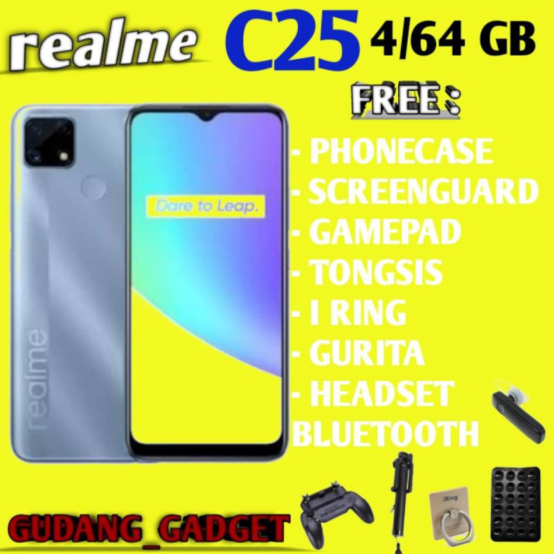 REALME C25 4/64 RAM 4GB ROM 64GB GARANSI RESMI