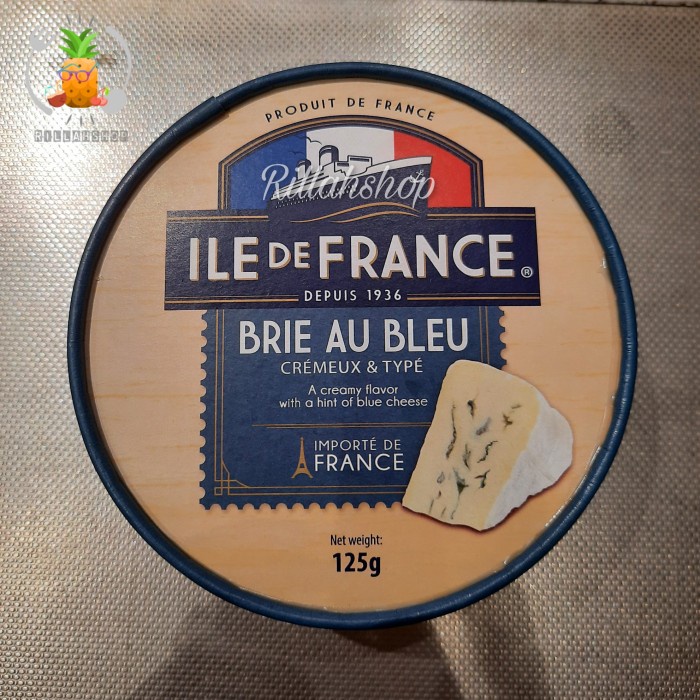 

Ile De France Brie Blue Cheese Keju (125g)