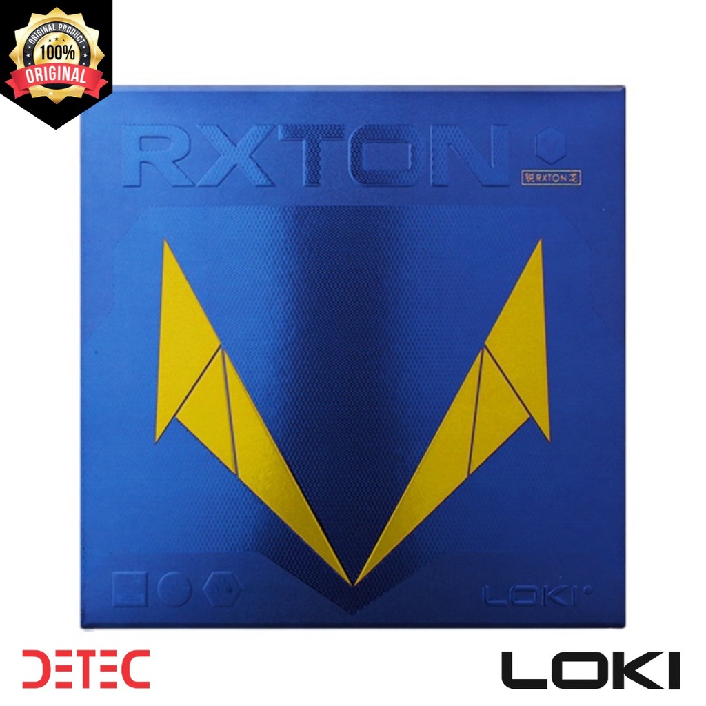 RXTON 5 Rubber Pingpong LOKI - RED - Tenis meja