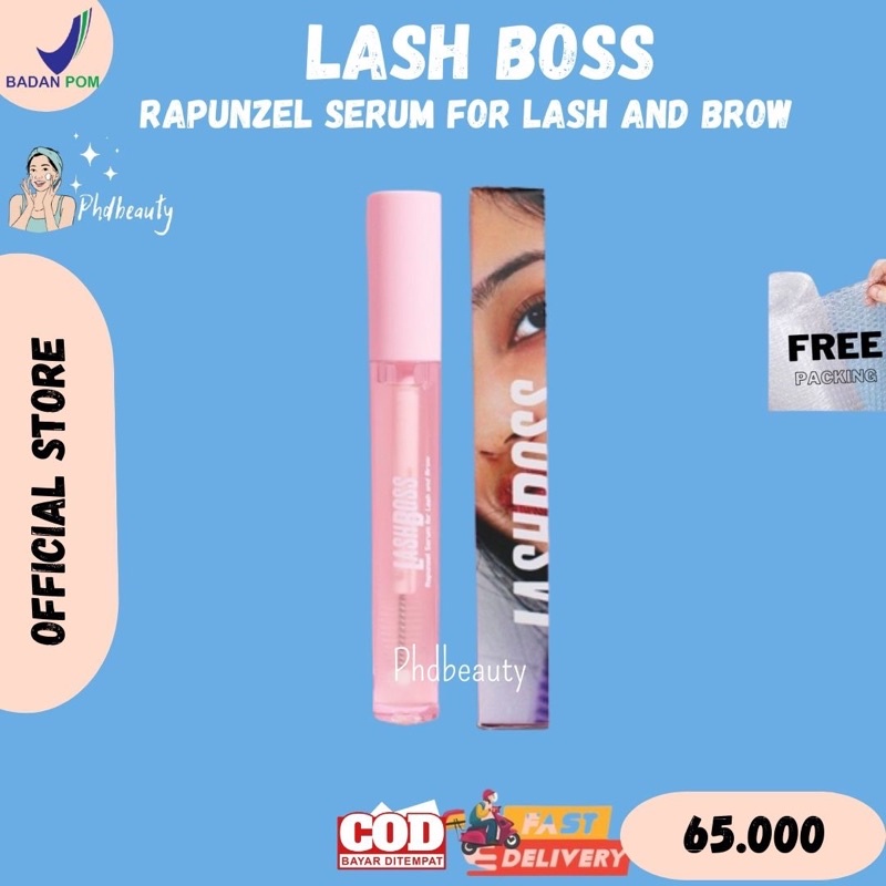 Siap kirim‼️New Packaging Lash and Brow Rapunzel Serum by Lash Boss Serum Bulu Mata dan Alis