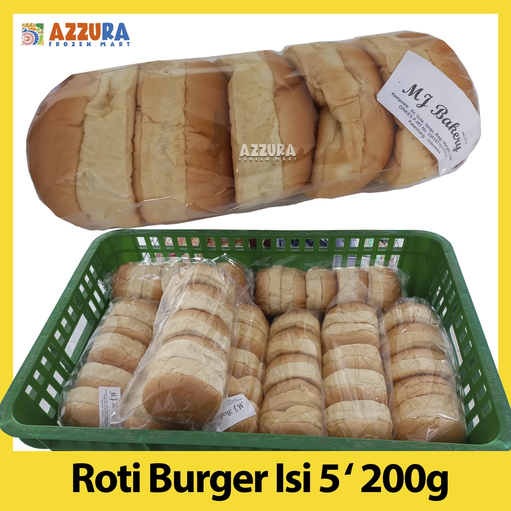 

Roti Burger Kampung MJ Bakery Sedang isi 5 (Wijen)