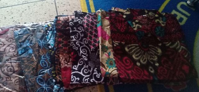 Hot Item Kemeja Hem Batik Pria Pekalongan Terfavorit Lengan Pendek Size M L Xl