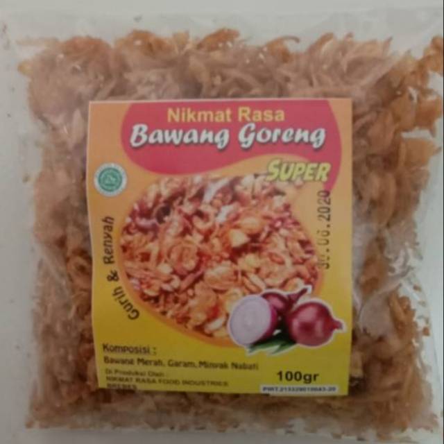 

Nikmat Rasa Bawang Goreng 100 gram