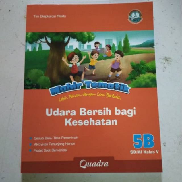 Buku mahir tematik k13 Quadra kelas 5B semester 1 edisi revisi terbaru