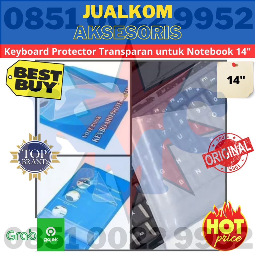 KEYBOARD PROTECTOR 14" / PELINDUNG KEYBOARD 14 INCH