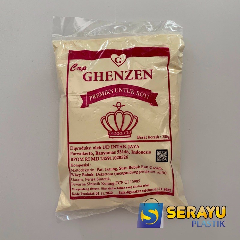 Tepung Premiks / Susu Bubuk Full Cream Roti Ghenzen 250gr