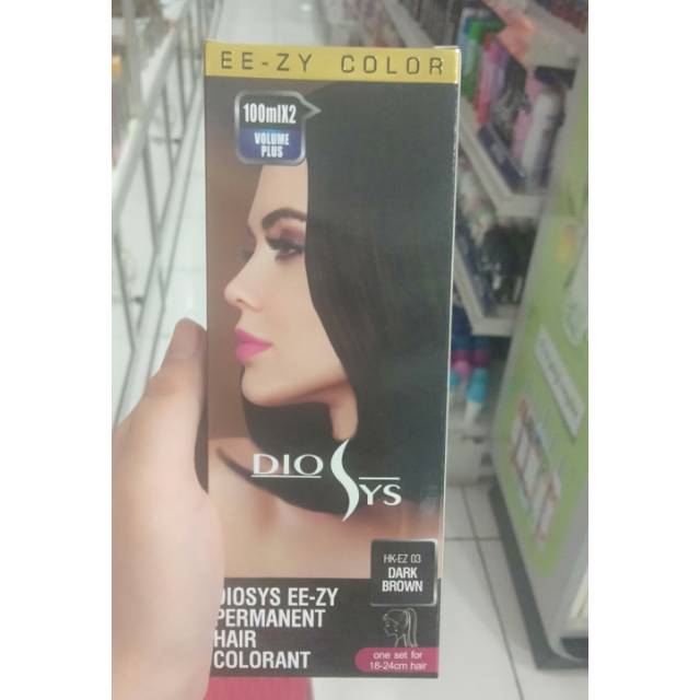 DIOSYS PERMANENT HAIR COLORANT DARK BROWN 100ML