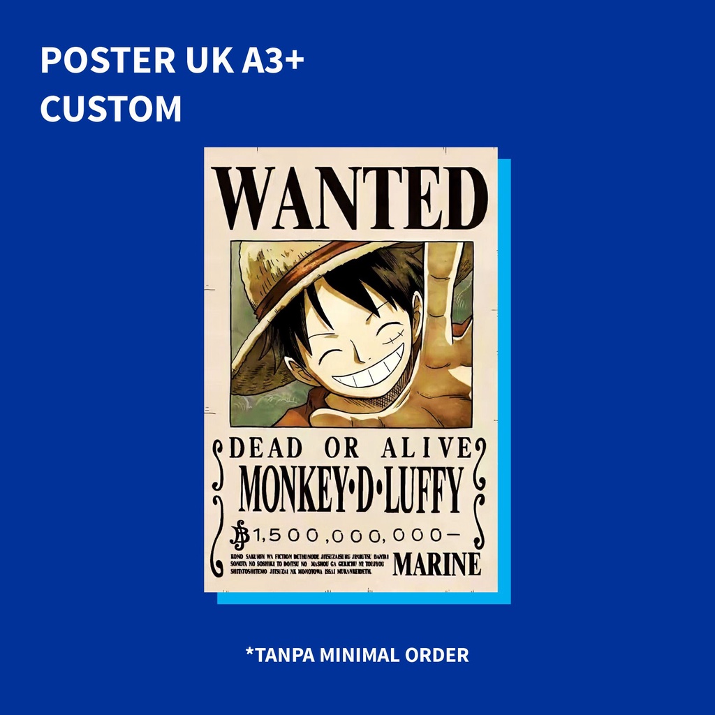 

POSTER CUSTOM UK A3+ (ANIME, MUSIC, EVENT) TABPA MINIMAL ORDER
