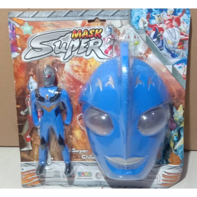 ST 2504 Mainan topeng ultramen + robot super mask baruuu TS