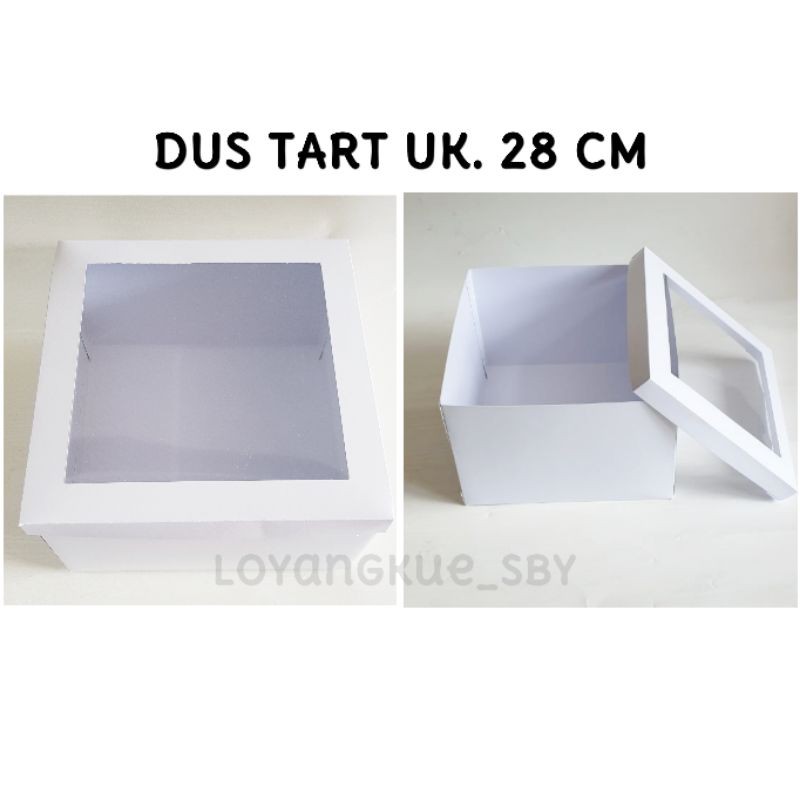 

DUS TART / KUE TART 28 X 28 CM