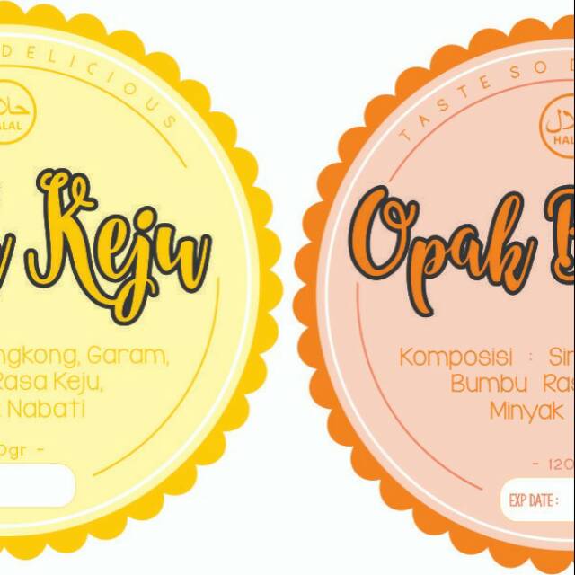 

Cetak Stiker label HVS sticker kertas doff/matte