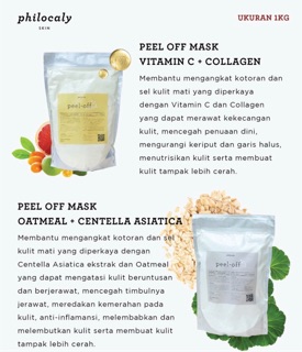 (KEMASAN ORIGINAL / ALUMINIUM) MASKER PEEL OFF PHILOCALY