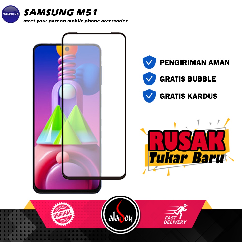 Tempered Glass Samsung M51 Anti Gores Layar Screen Protector