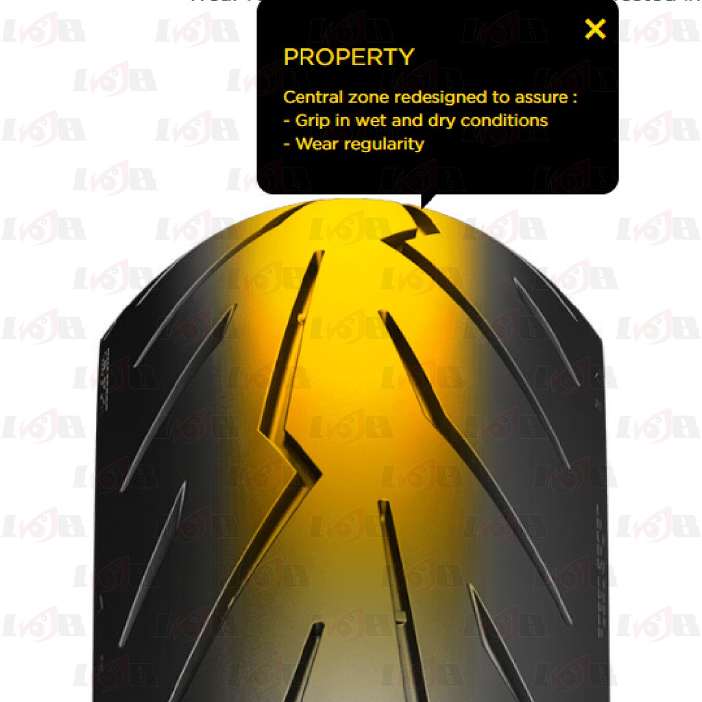 Pirelli 90/90-14 Diablo Rosso Sport Front Rear Ban Tubeless Depan Belakang Compound Motor Matic Universal Honda Yamaha